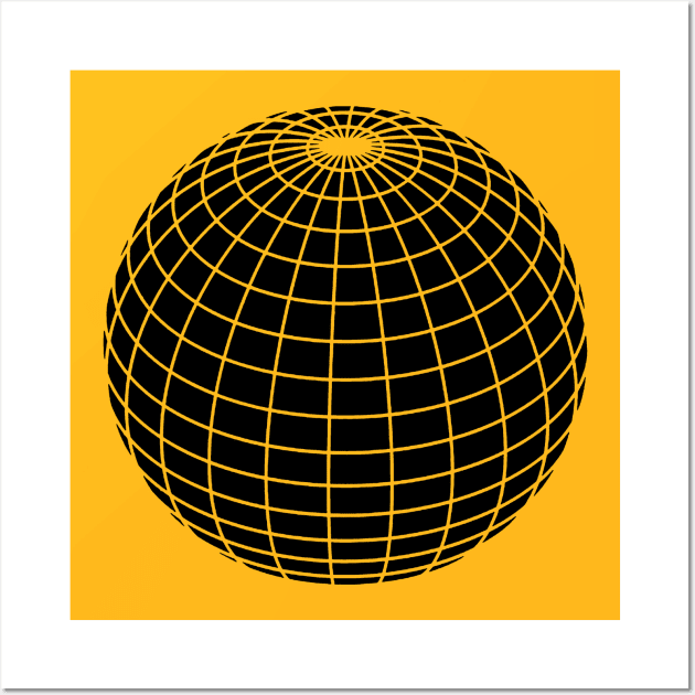 Globe Sphere Wall Art by CharlieCreator